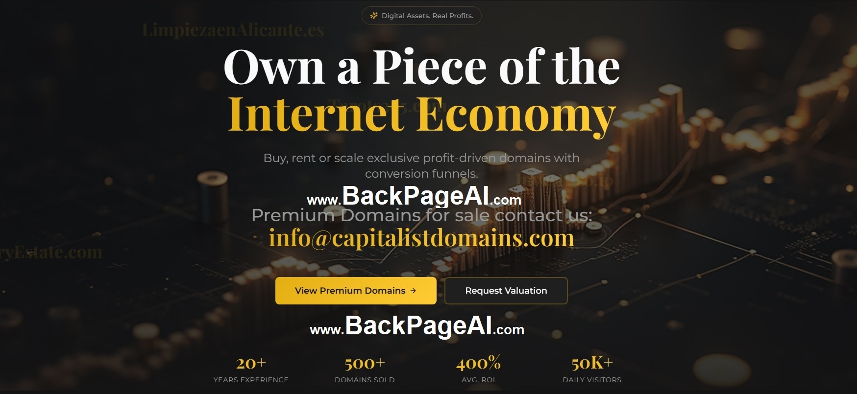 BackpageAI.com - AI-focused domain for back-office automation, workflows and operational assistants